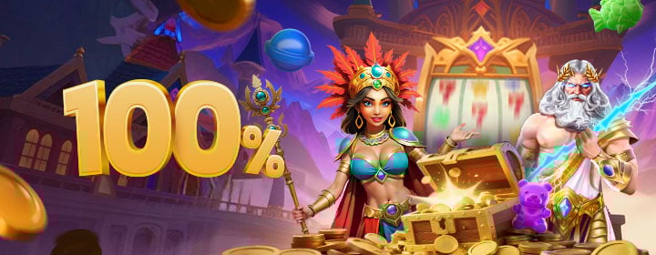 100% Slots Welcome Bonus
