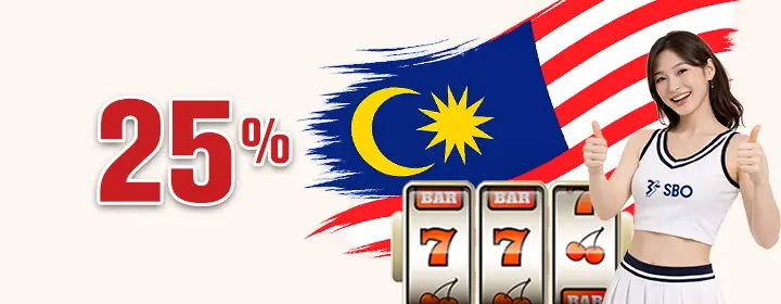 25% Merdeka Slots Reload Bonus