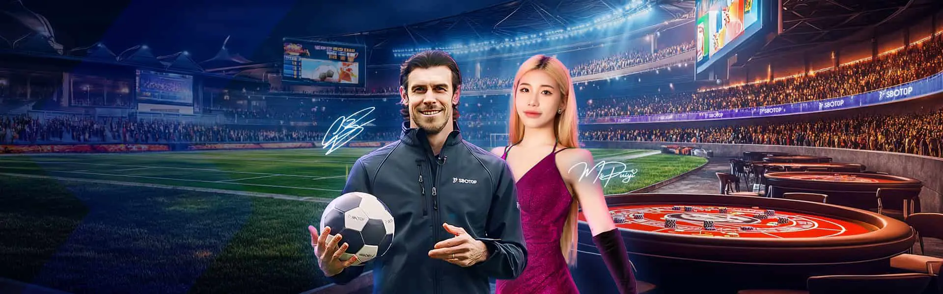 Gareth Bale & <br> Ms Puiyi