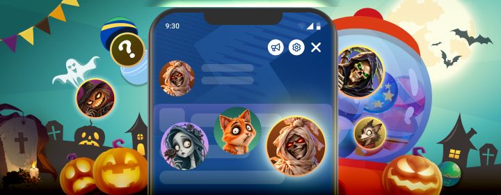 Trick or treat? Spin untuk dapat avatar seram!