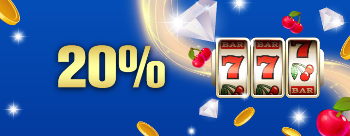 20% Slots Reload Bonus